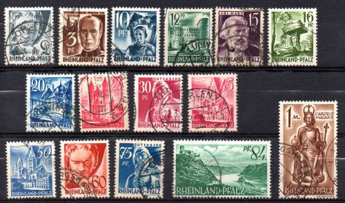 Rheinland Nº Michel 1/15 (o)
